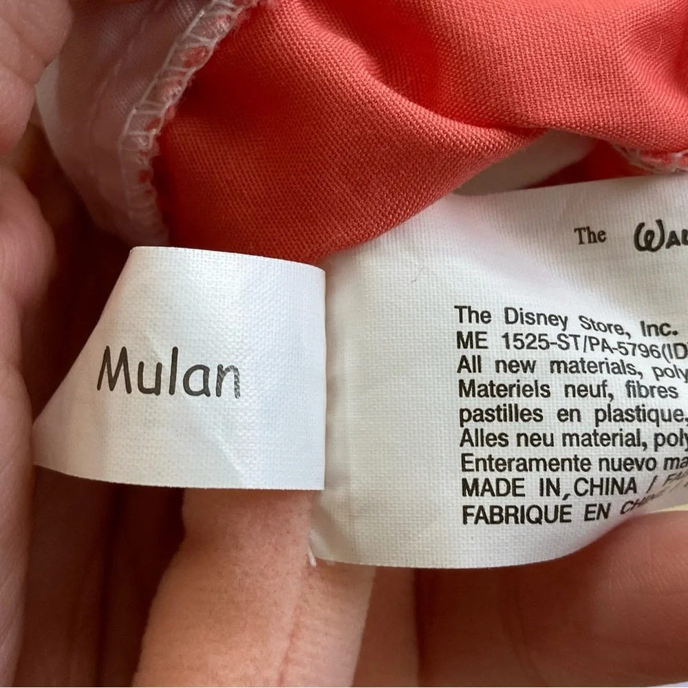 Disney Mulan Mini Bean Bag Plush Pink Matchmaker Outfit Collectible - Picture 9 of 11